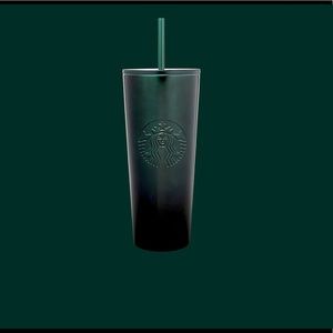 Starbucks Green Gradient Stainless Cold Cup💚☑️